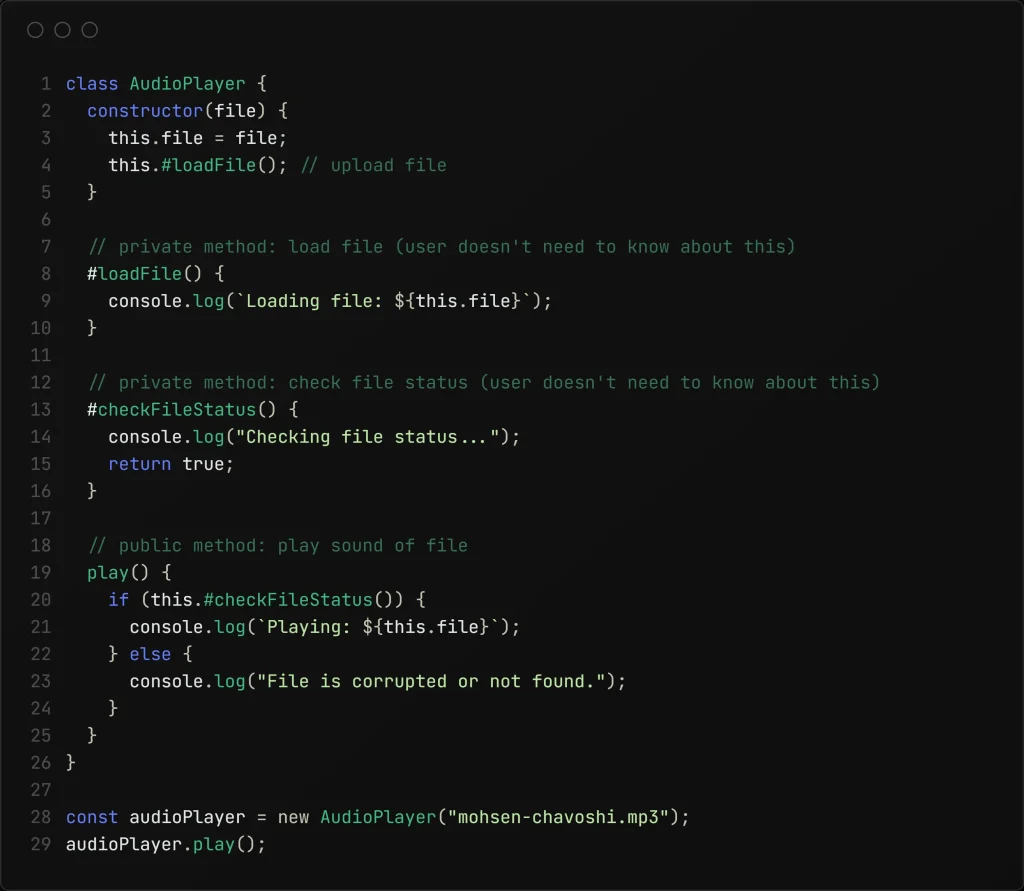 abstraction in oop